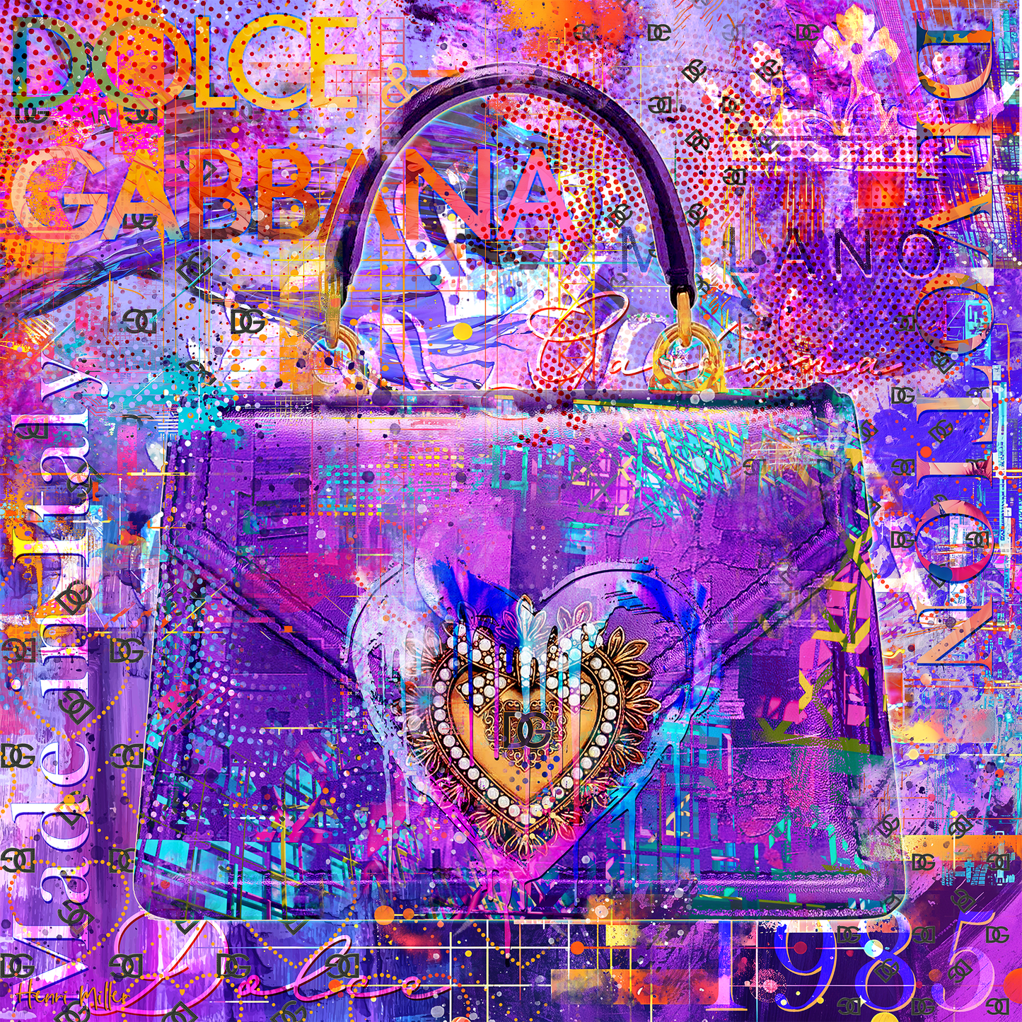Dark Orchid - Original - Henri Miller