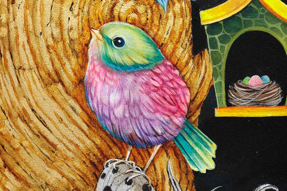 Little Fox and The Moth Fairy - Original - Kerry Darlington