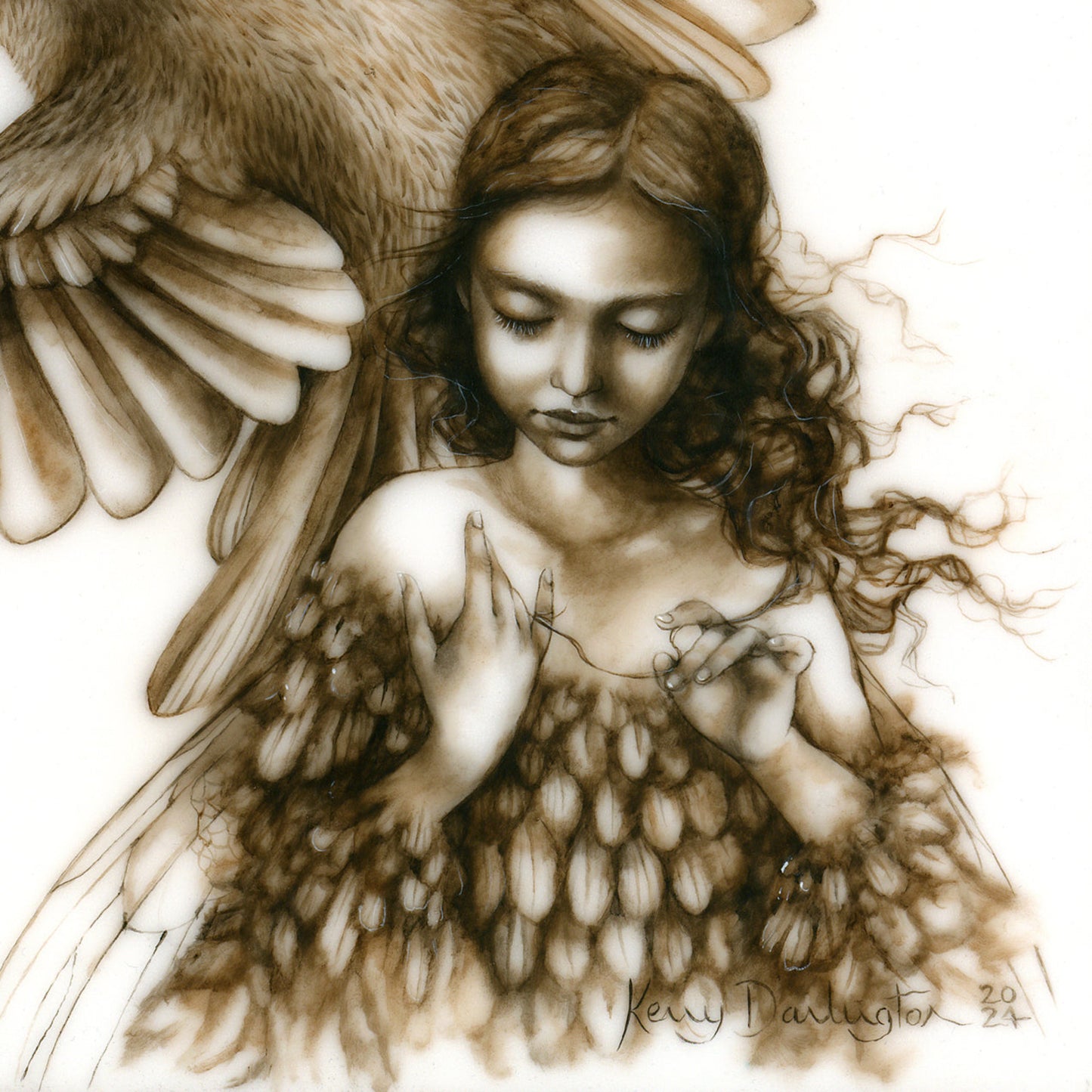 Away with the Faeries - Kerry Darlington - Original - Call 01745 855005 to purchase