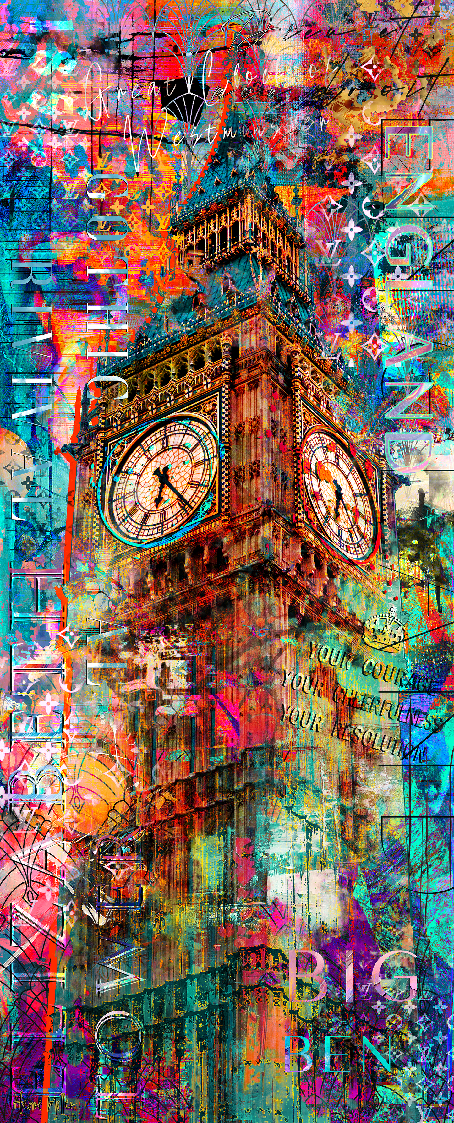 Neon Empire - Original - Henri Miller