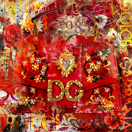 Red Hearts - Original - Henri Miller