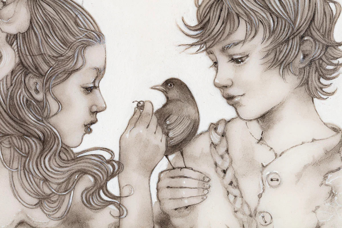 Peter and Wendy in Neverland - Original - Kerry Darlington