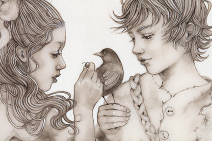 Peter and Wendy in Neverland - Original - Kerry Darlington