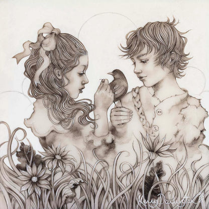 Peter and Wendy in Neverland - Original - Kerry Darlington