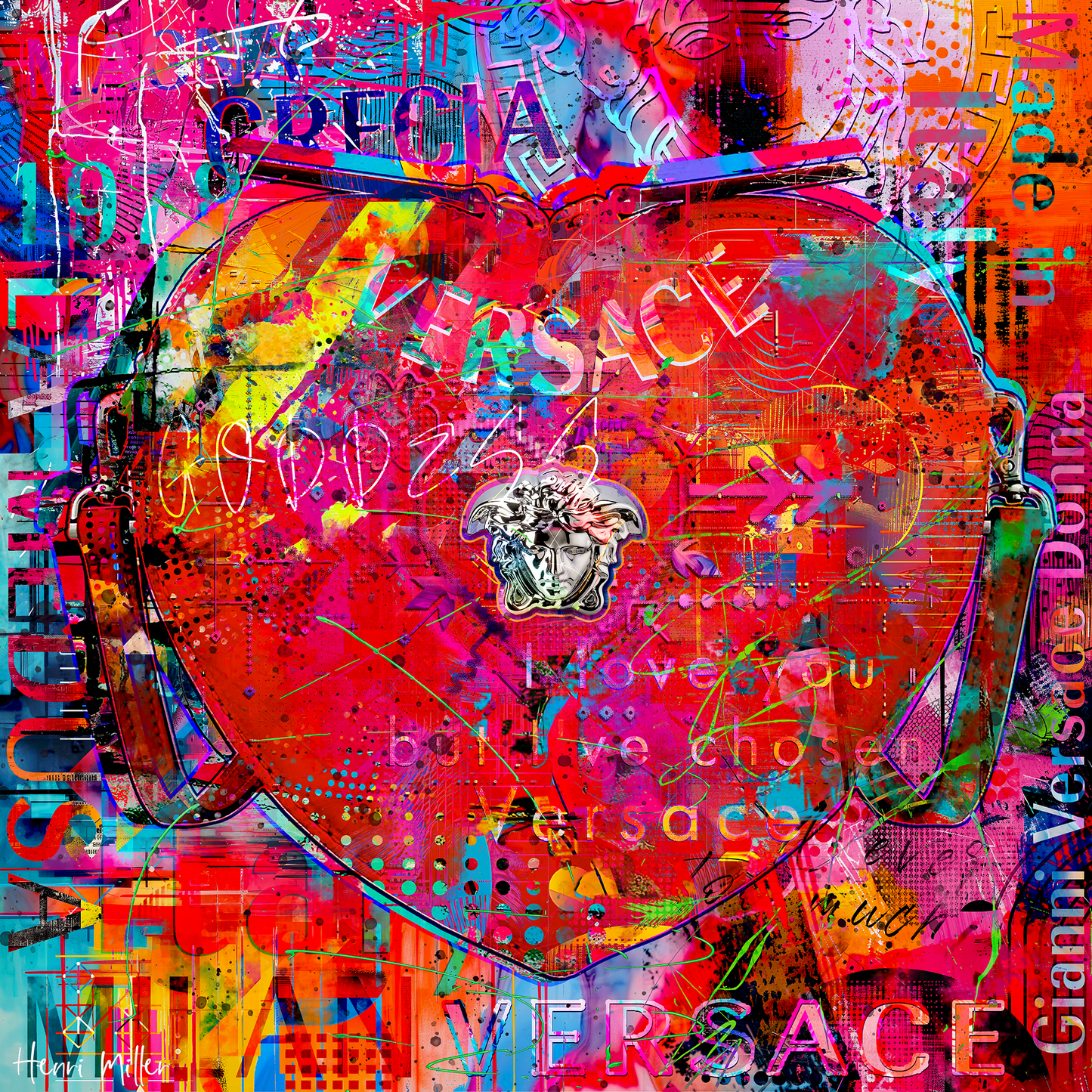 Ruby Heart - Original - Henri Miller