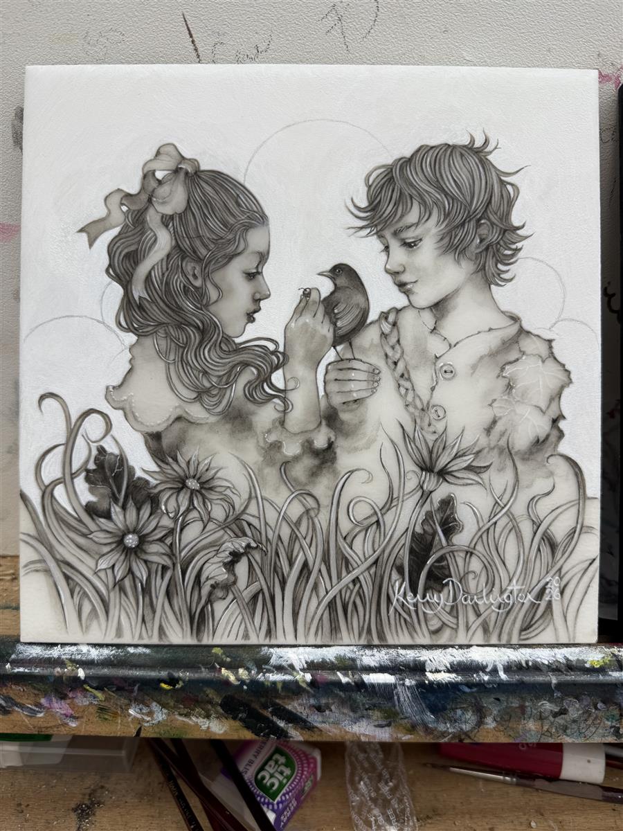 Peter and Wendy in Neverland - Original - Kerry Darlington