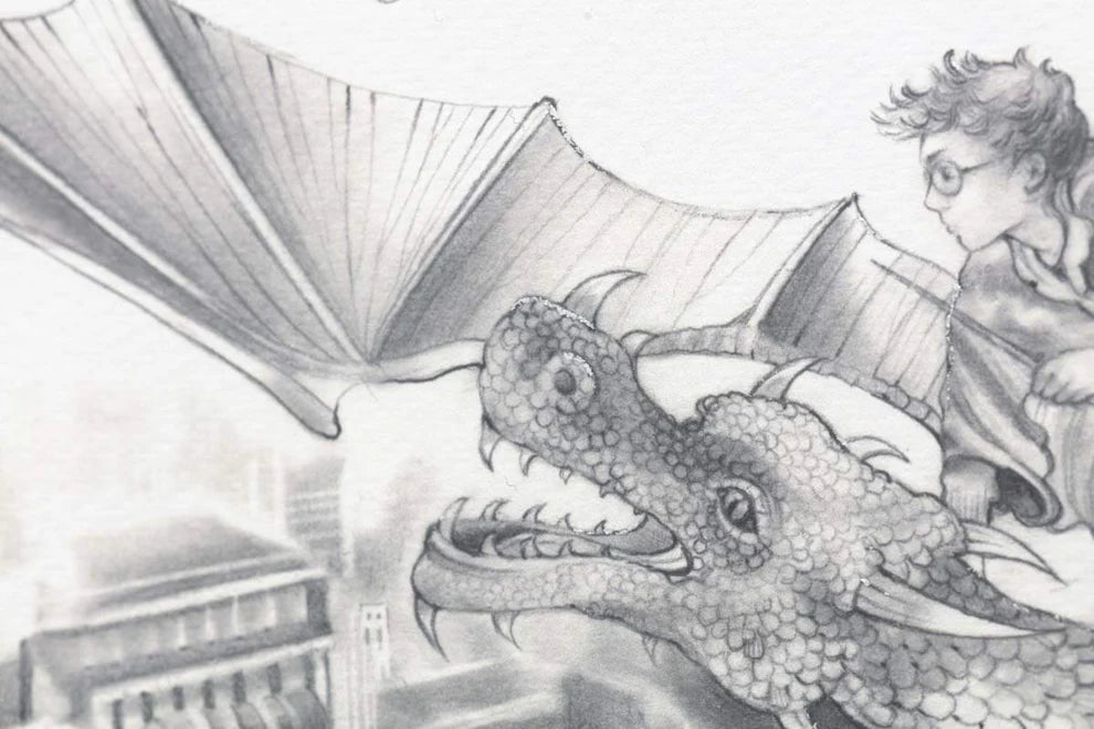 Flight Over St Paul's Sketch - Unique Edition - Kerry Darlington