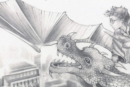 Flight Over St Paul's Sketch - Unique Edition - Kerry Darlington