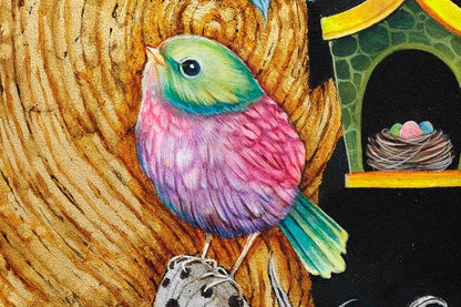 Little Fox and The Moth Fairy - Original - Kerry Darlington