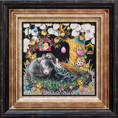 Little Fox and The Moth Fairy - Original - Kerry Darlington