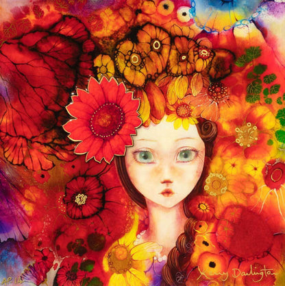 Flower Girls; Sunflower - Unique Edition - Kerry Darlington