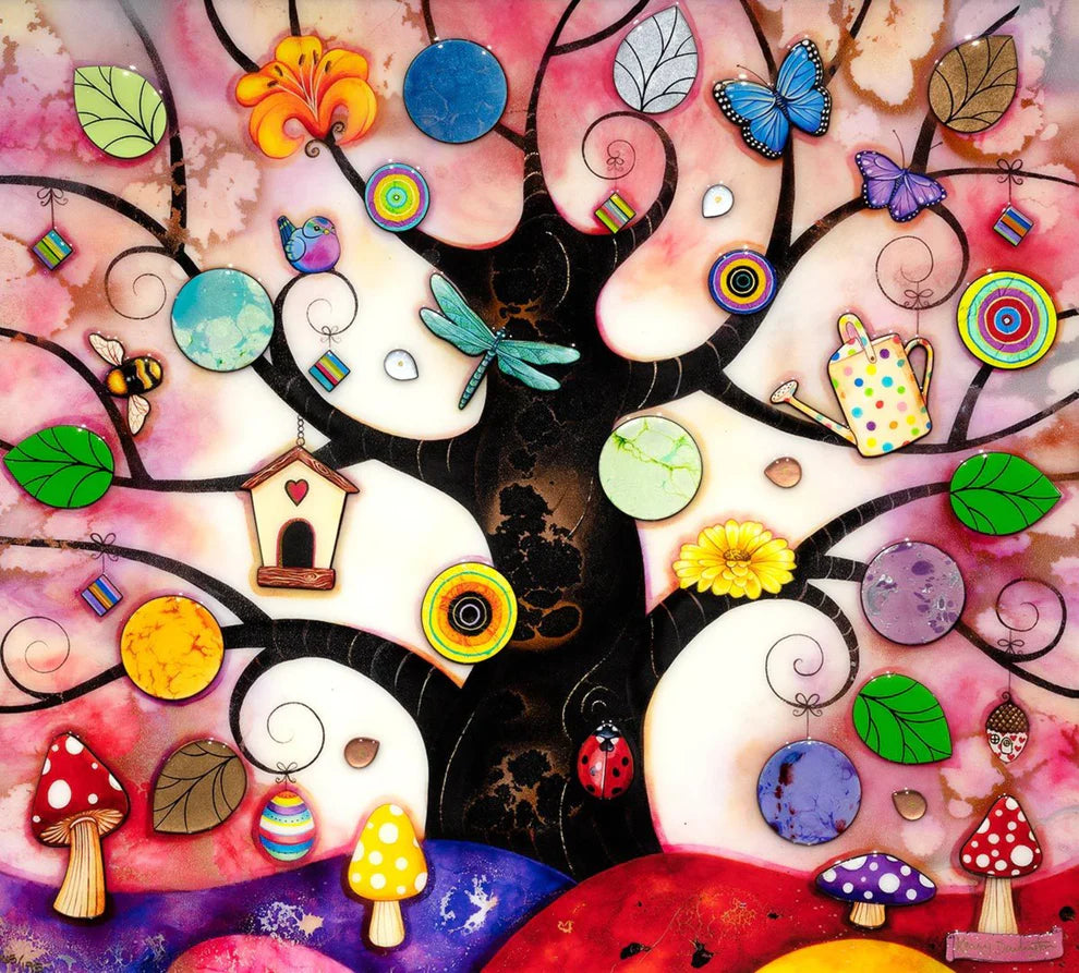 Pink Tree of Charms - Unique Edition - Kerry Darlington